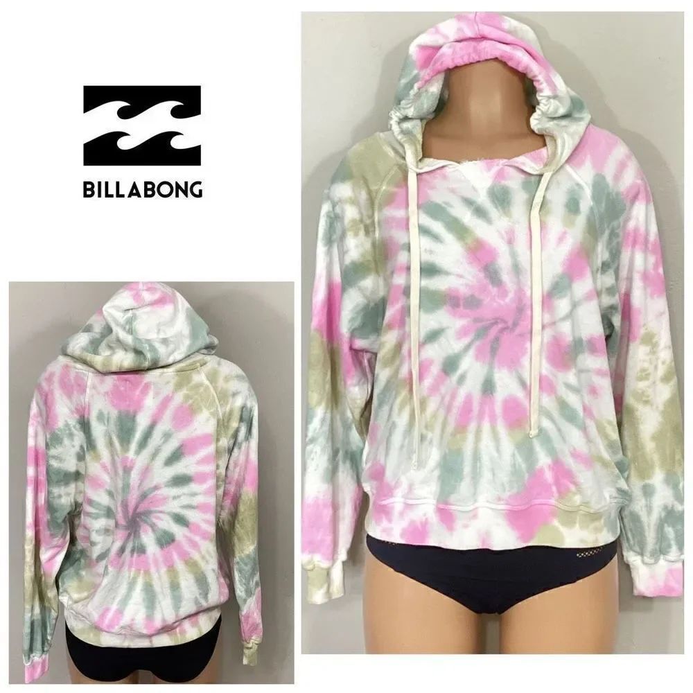 New. BILLABONG tie dye hoodie. Medium. Retails $69
